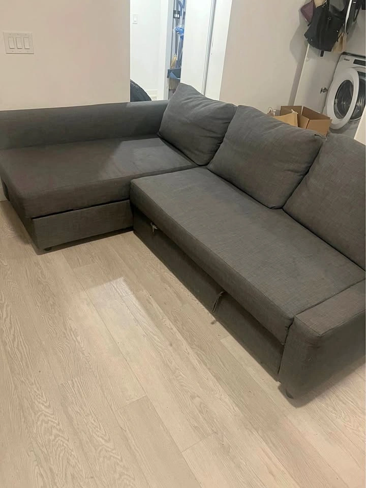 IKEA FRIHETEN Sectional Sleeper Sofa Dark Grey