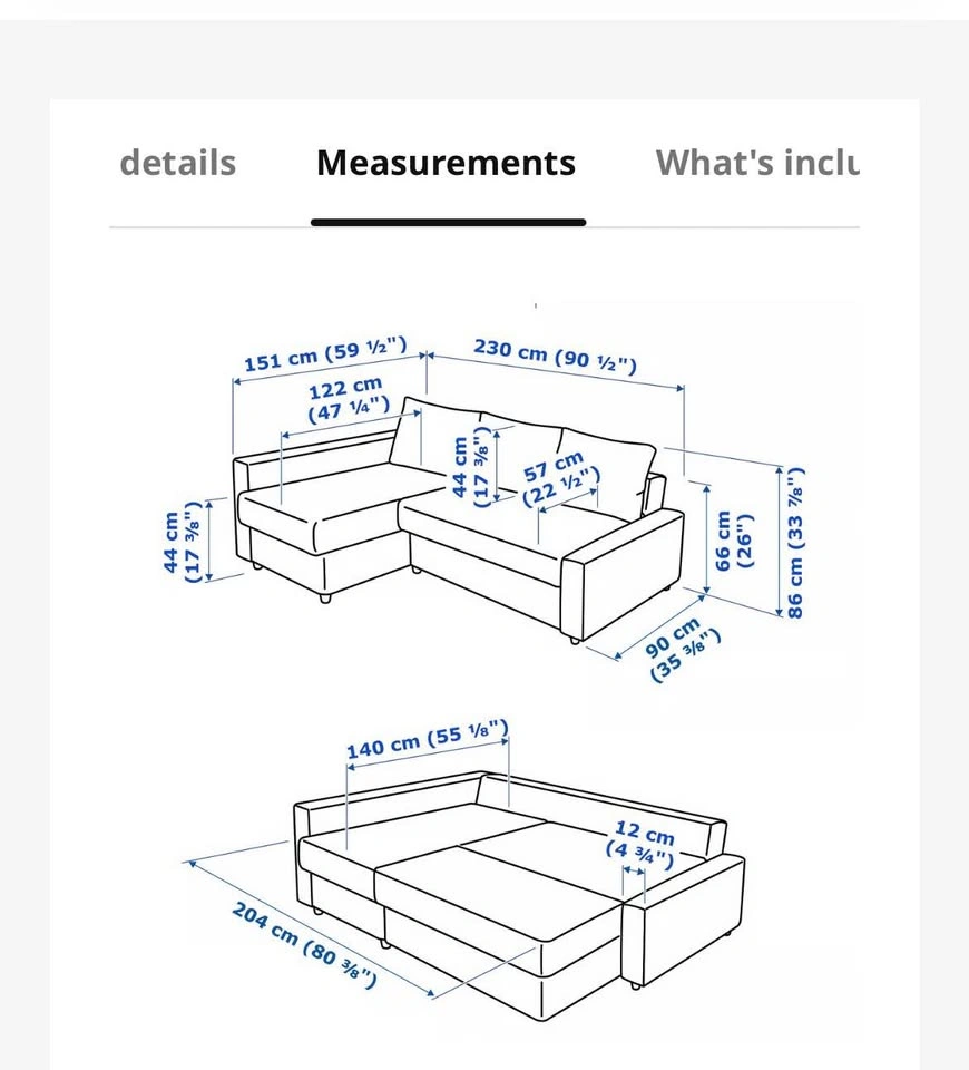 IKEA FRIHETEN Sectional Sleeper Sofa Dark Grey - photo 3