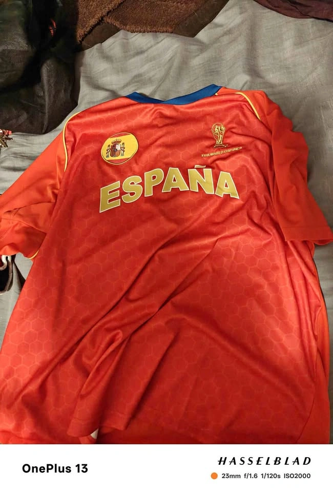 Spain Fifa 2026 Soccer Jersey XXL