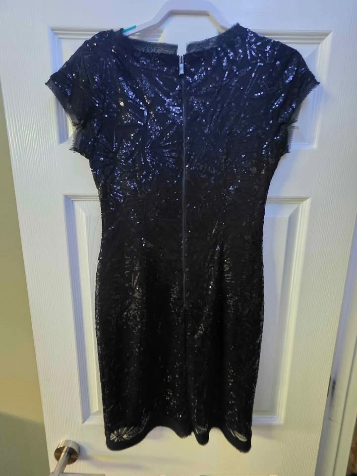 Black Sequin dress Size S/4 - photo 2