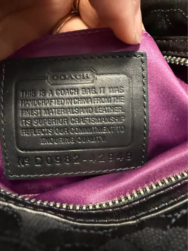 MINI COACH GRAMERCY QUILTED OPTIC C - photo 4