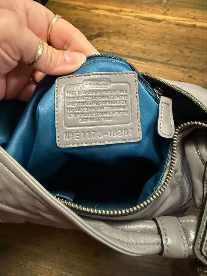 COACH KRISTIN CROC EMBOSSED BAG - photo 3