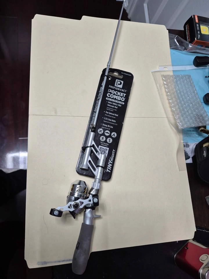 PROFISHIENCY POCKET COMBO travel fishing rod and reel combo - photo 2