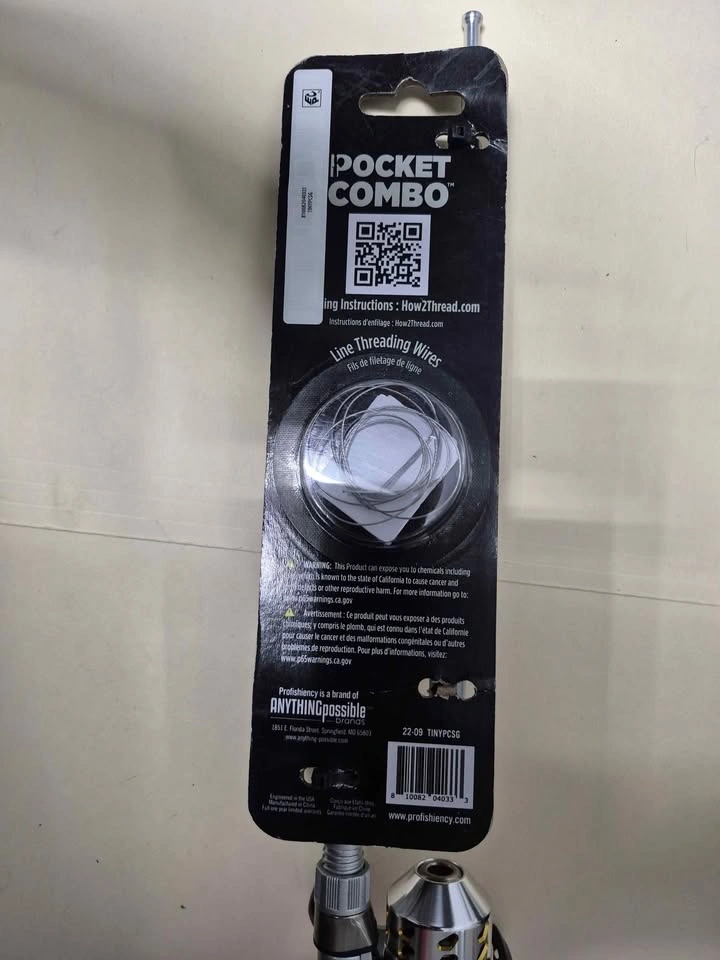 PROFISHIENCY POCKET COMBO travel fishing rod and reel combo - photo 4