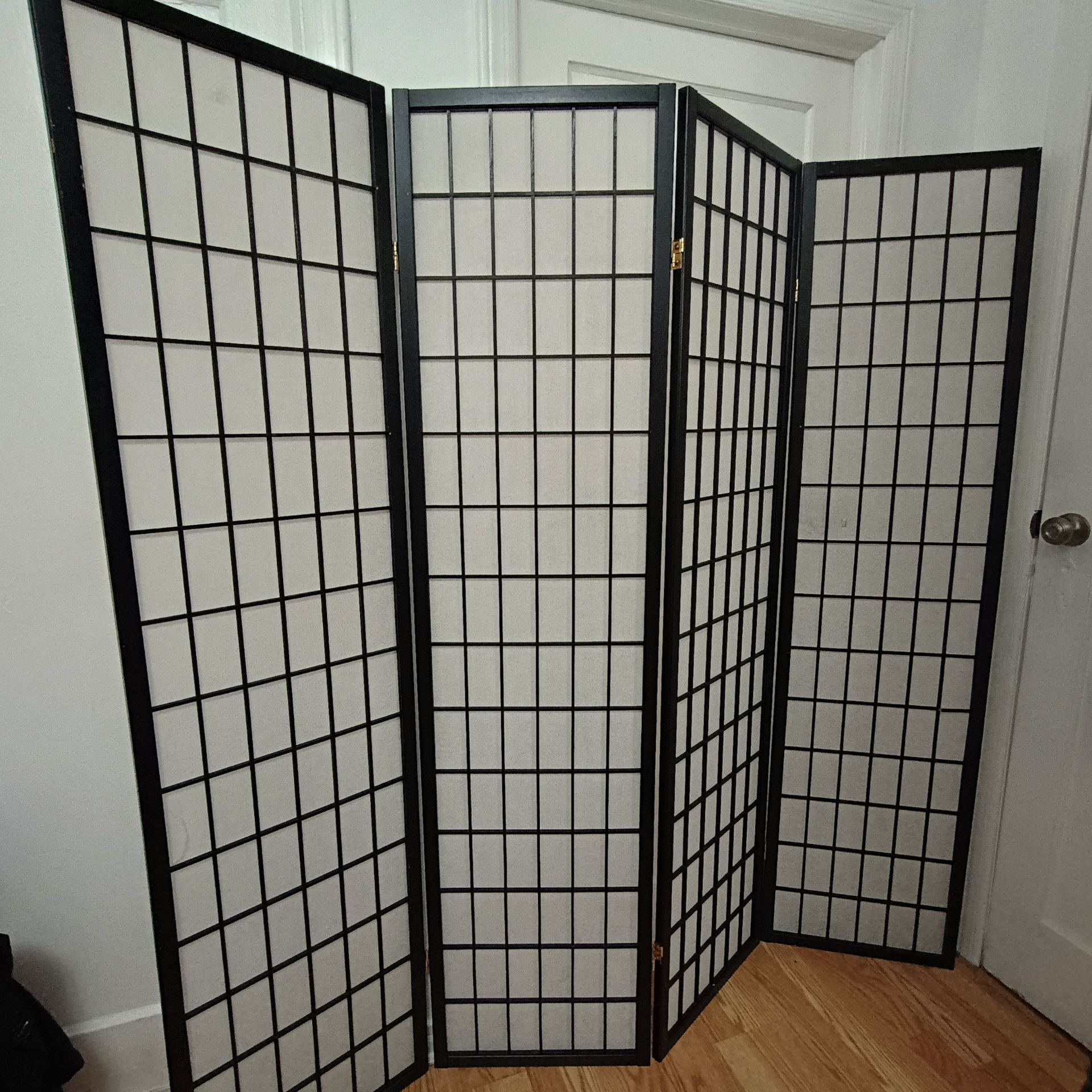 Black and White Room Divider