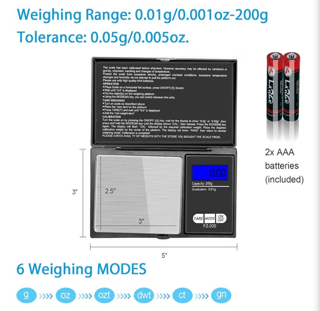 200gram mini portable scale - photo 4