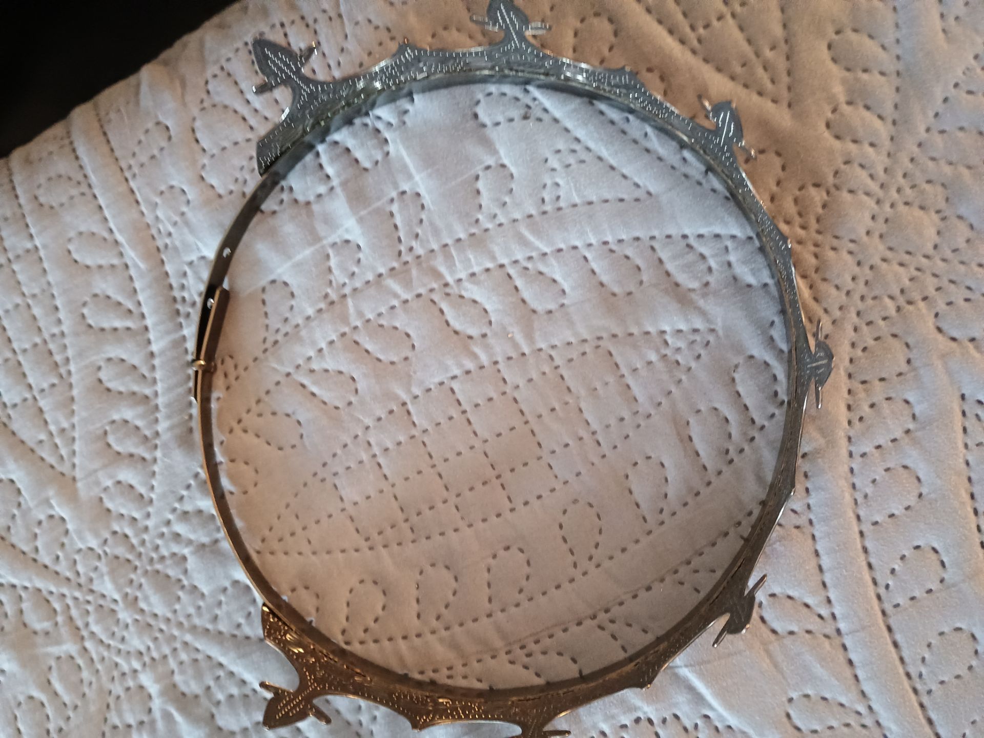 Adjustable silver Toned King/Prince Crown - photo 3