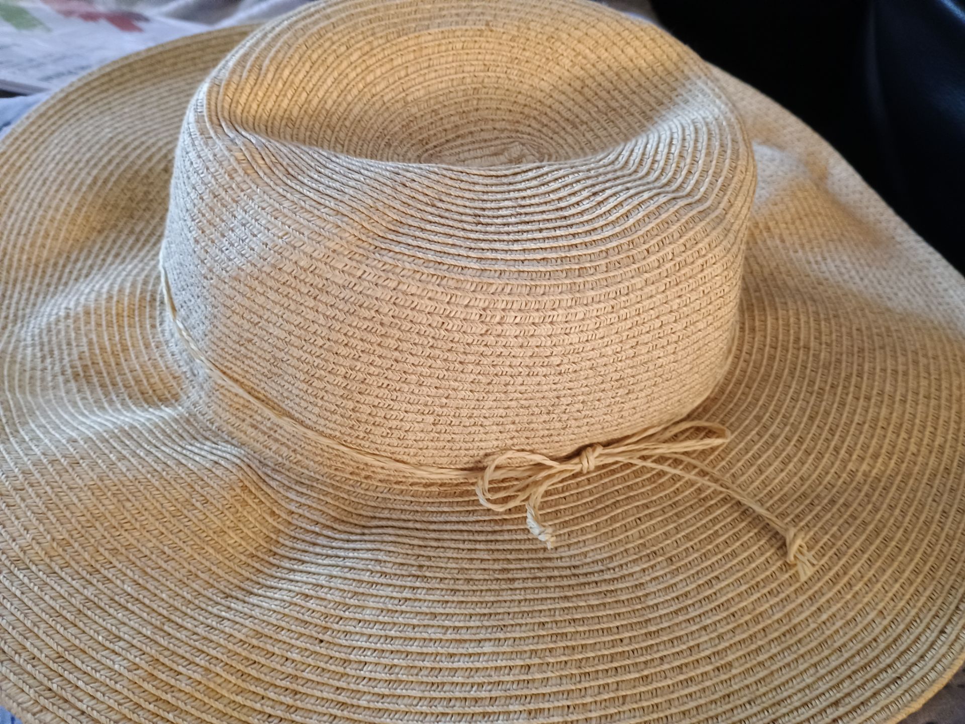 Nine West Woven Beige/Tan Sunhat