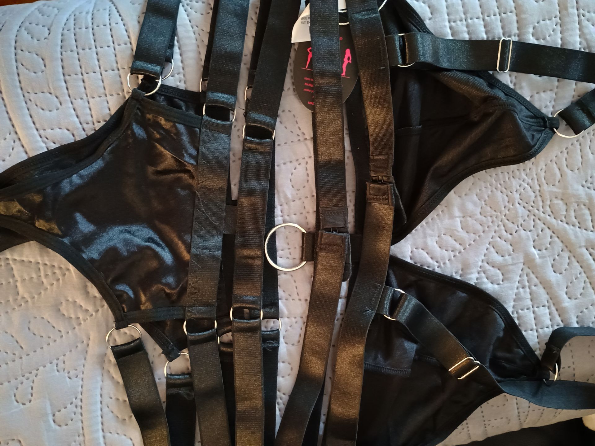 Avidlove Black Strappy Rave/Lingerie outfit size L - photo 2