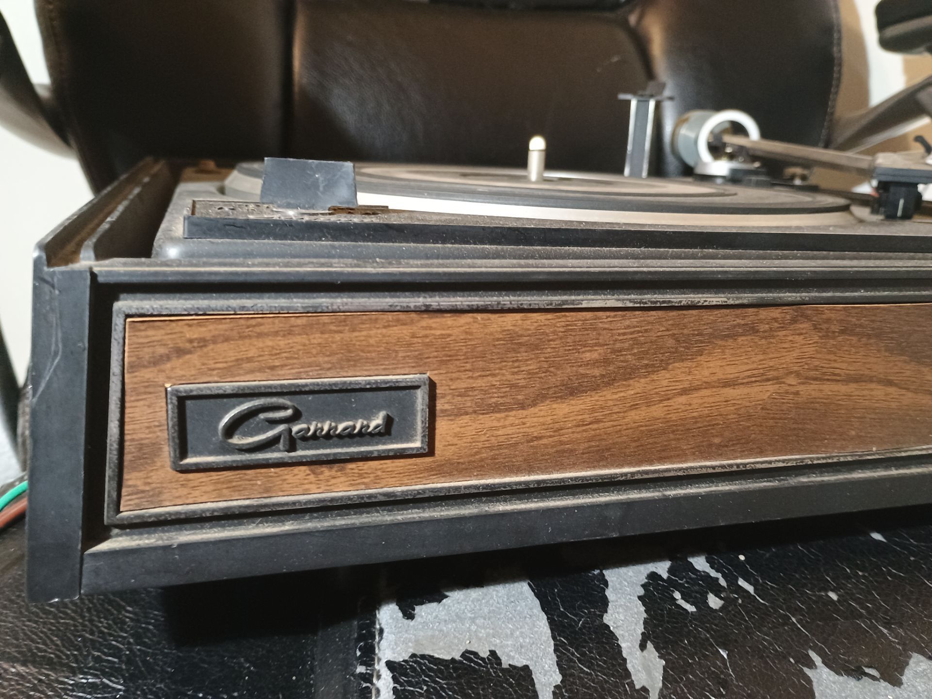 Vintage Garrard Synchro Lab 72b Vinyl Turntable Record Player - photo 3