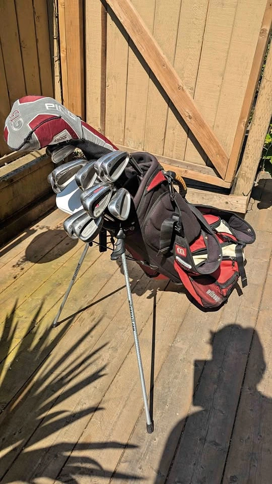 Full Set RH Golf Clubs: Wilson, Ping, TaylorMade