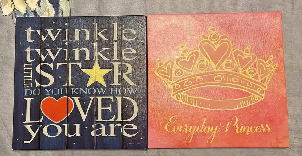 Kids Room Wall Art 10 by 10 inches thumbnail
