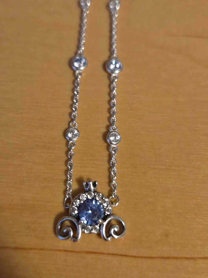 Pandora Disney Pumpkin Coach Collier Necklace