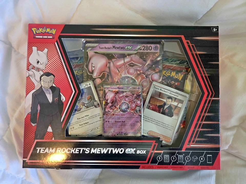 Team Rocket's Mewtwo ex Box