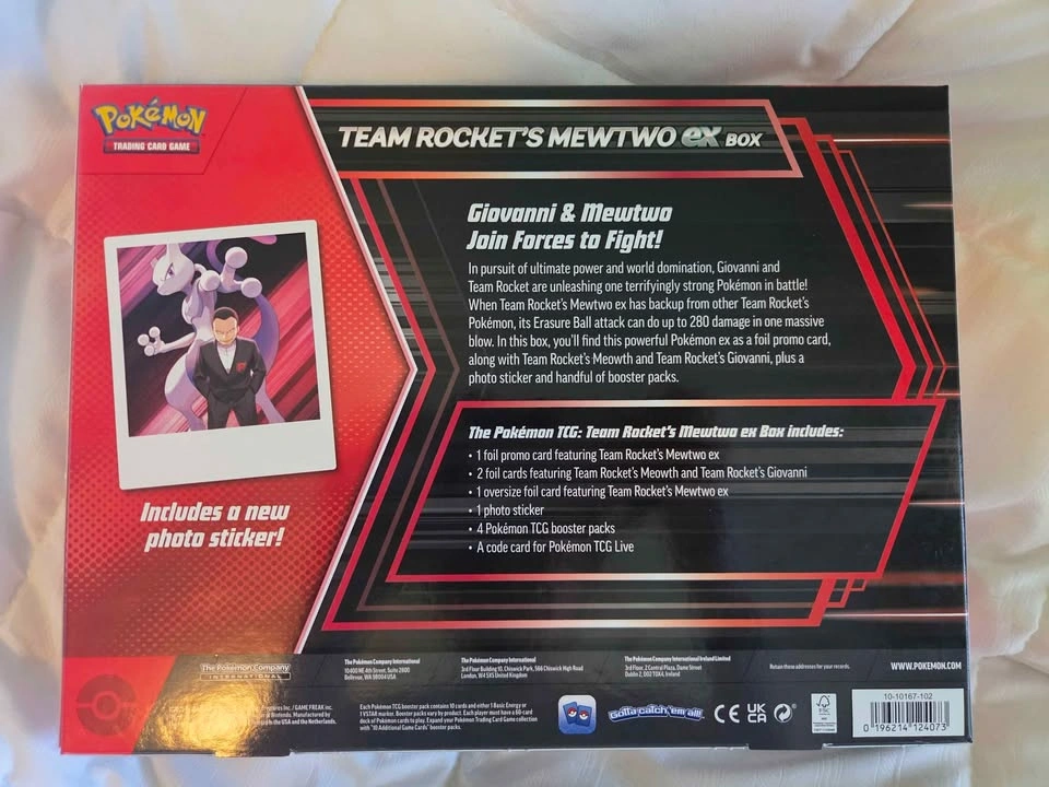 Team Rocket's Mewtwo ex Box - photo 2