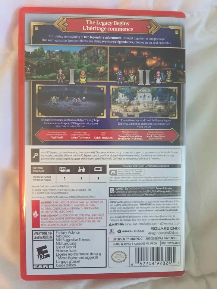 DRAGON QUEST I & II HD-2D Remake Switch 2 - photo 2