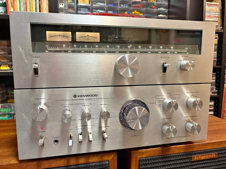 Vintage Kenwood Audio Stack: KA-7100 & KT-6500 + Speakers