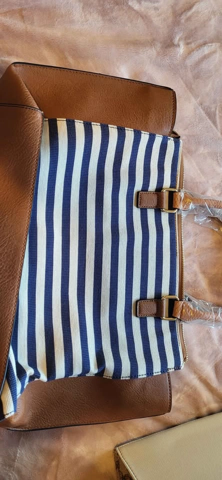ALDO Striped Satchel Handbag - photo 3