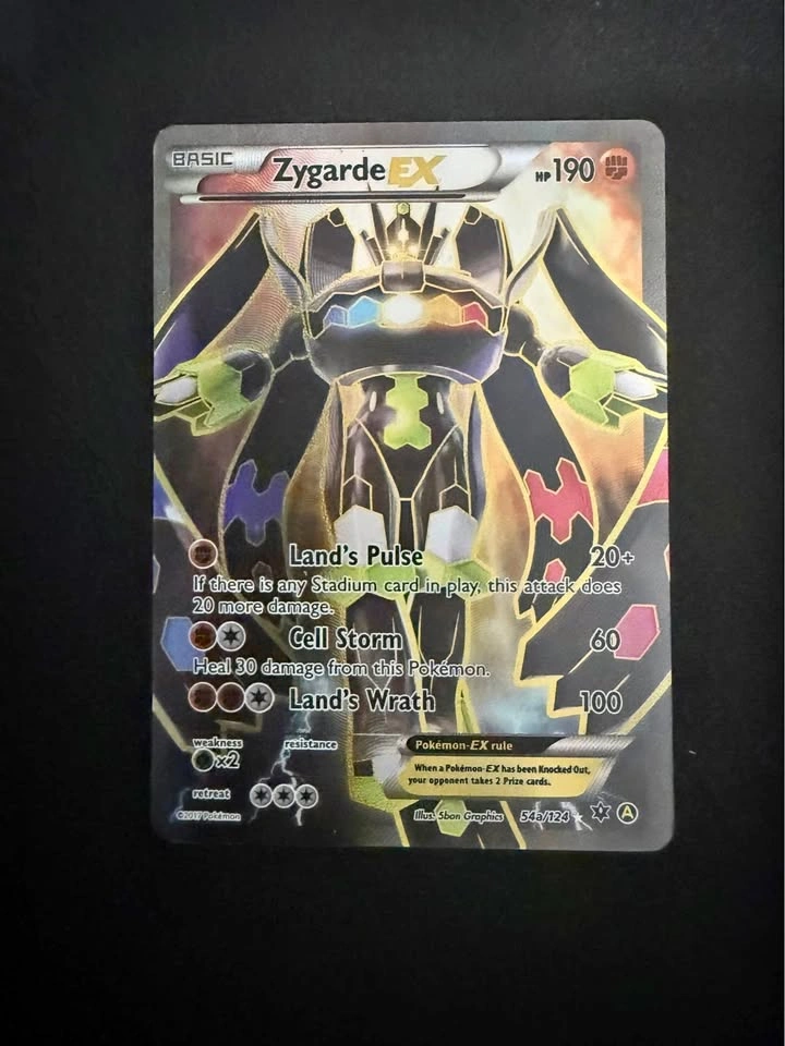 Zygarde EX - Alr Art Promos - 54a/124 NM