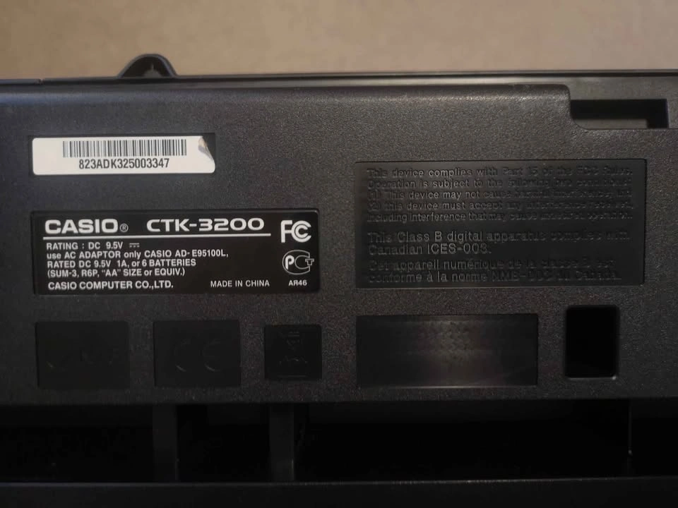 CASIO Portable Electronic Keyboard CTK-3200 - Bundle - photo 4