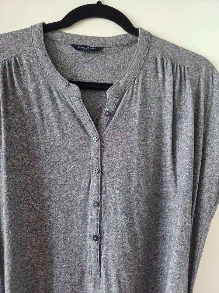 Denver Hayes Grey Short Sleeve Belted Dress - photo 2