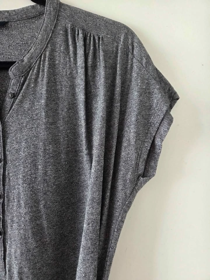 Denver Hayes Grey Short Sleeve Belted Dress - photo 3