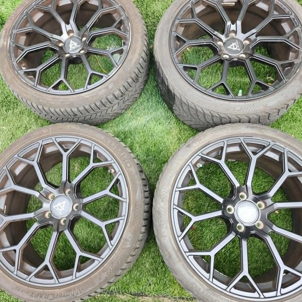 19 inch alloy rims 5x112 staggered