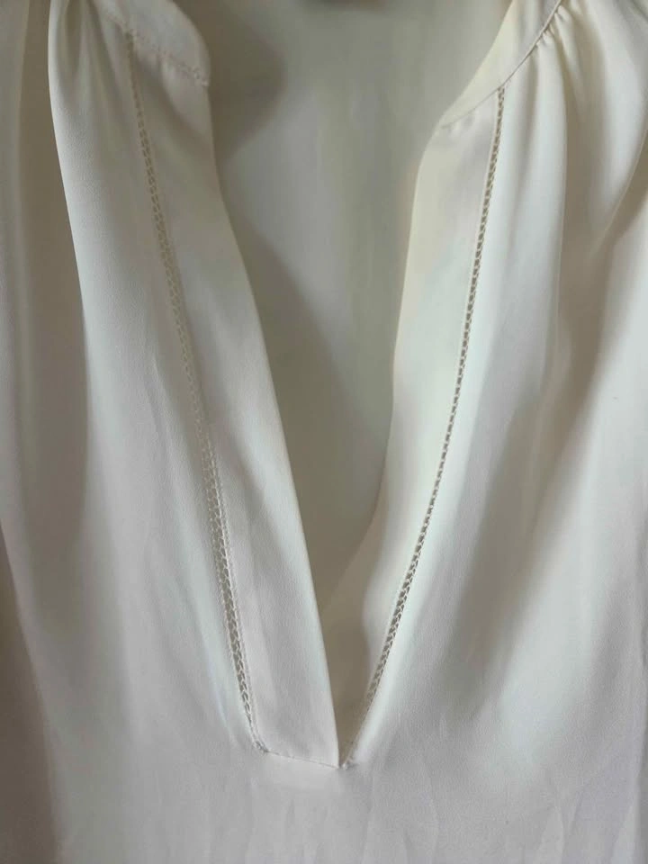 Ann Taylor Ivory Long Sleeve Blouse - photo 3