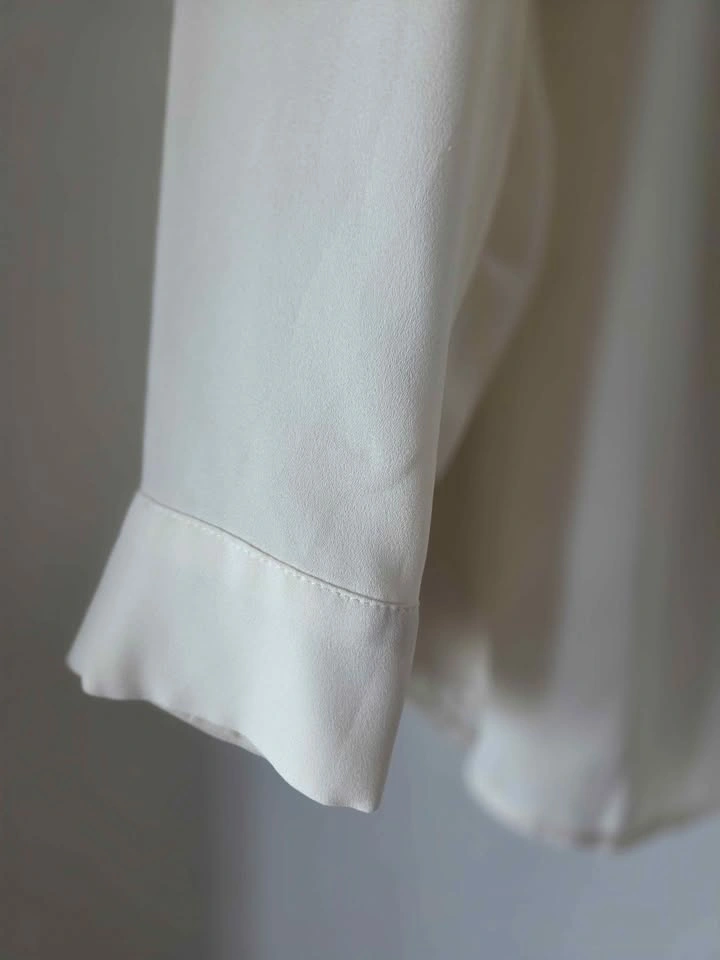 Ann Taylor Ivory Long Sleeve Blouse - photo 5