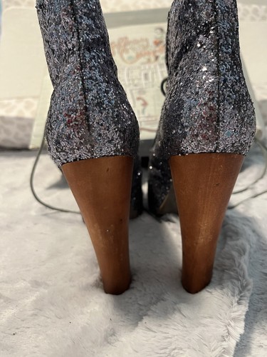 Jeffrey Campbell Women's 8.5 Multicolored Glitter Lita Boots - photo 4