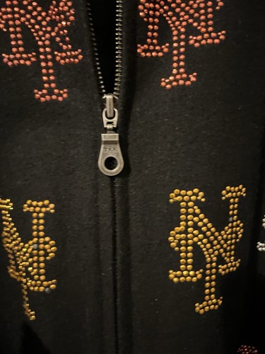 NY METS Wool Jacket . Rhinestone Jacket . Size 2XL - photo 5