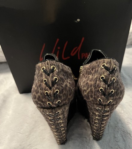Wild Pair Leopard Platform 8.5 New With Box - photo 3