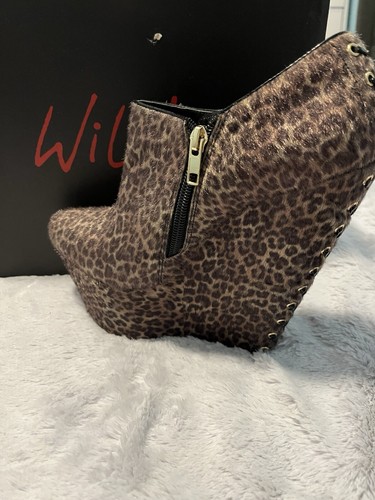 Wild Pair Leopard Platform 8.5 New With Box - photo 5
