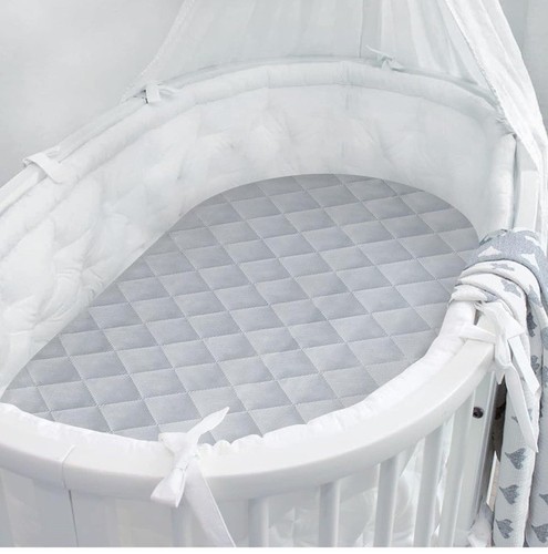 Mattress Pad Covers for a bassinet 2pack Gray - photo 2