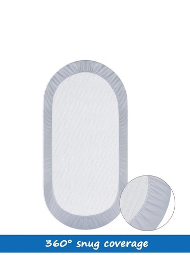 Mattress Pad Covers for a bassinet 2pack Gray - photo 3