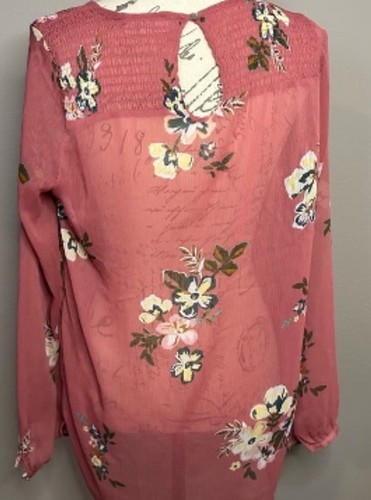 Maternity Blouse Size M Beautiful Sheer & Flowy - photo 4