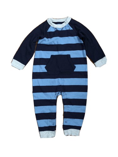 Baby Gap One Piece Romper Boy Blue Fall Winter 18-24 Mo