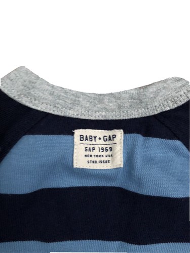 Baby Gap One Piece Romper Boy Blue Fall Winter 18-24 Mo - photo 4