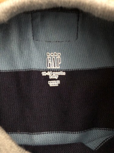 Baby Gap One Piece Romper Boy Blue Fall Winter 18-24 Mo - photo 5