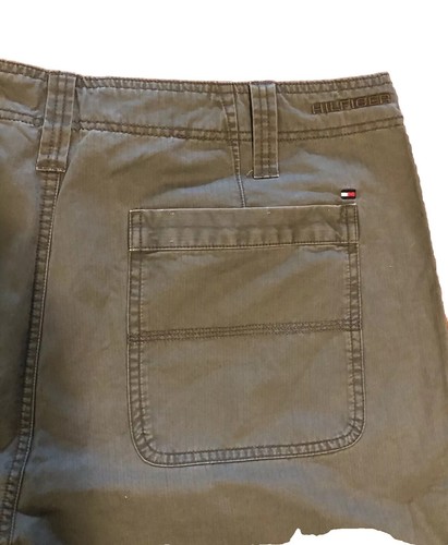TOMMY HILFIGER Shorts SIZE 38 BERMUDA SHORTS OLIVE GREEN - photo 3