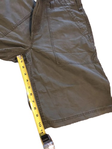 TOMMY HILFIGER Shorts SIZE 38 BERMUDA SHORTS OLIVE GREEN - photo 4