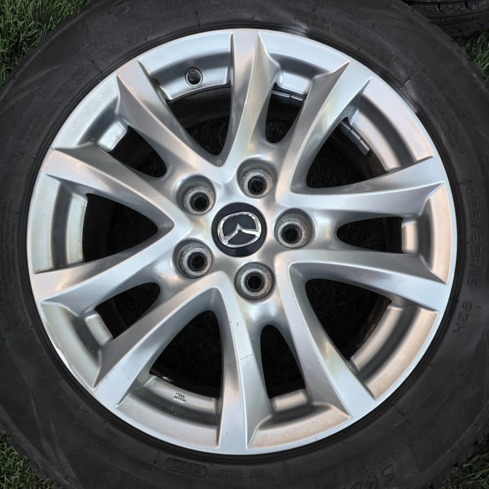 205/60/16 All Season Tires with Mazda OEM Alloy Rims 5x114.3 - photo 5