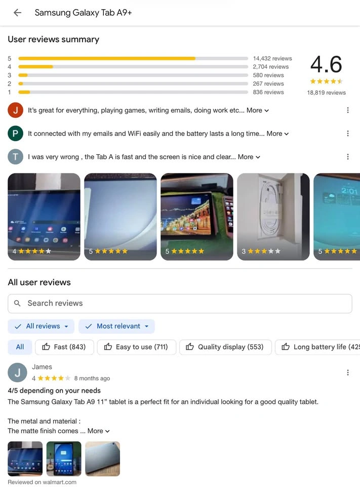 Samsung Galaxy Tab A9+ 5G - photo 5