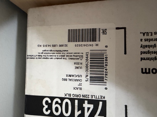 New -Weber Original Kettle Charcoal G - photo 2