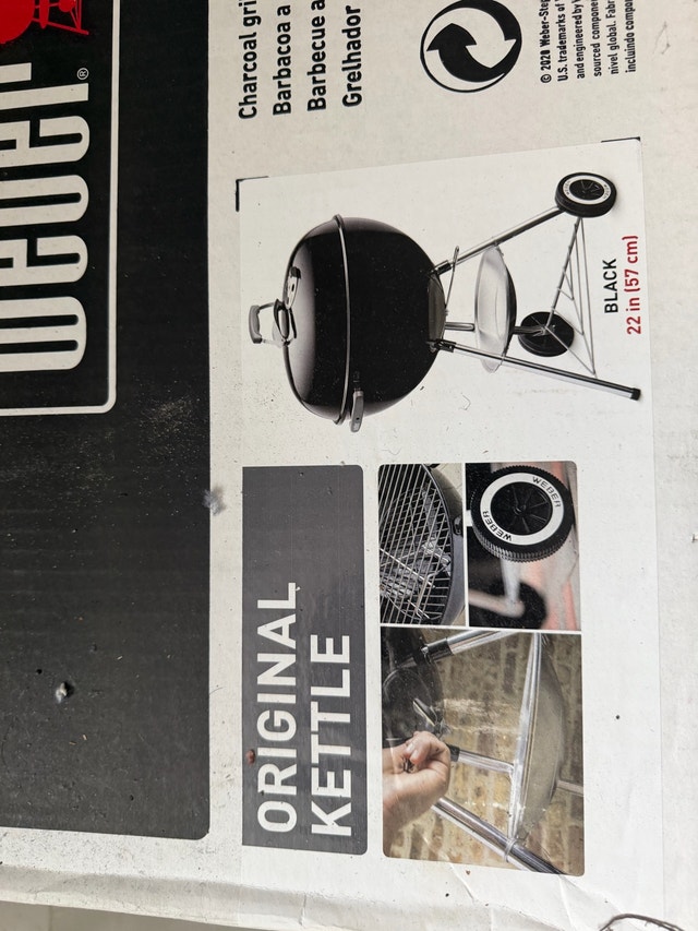 New -Weber Original Kettle Charcoal G - photo 3