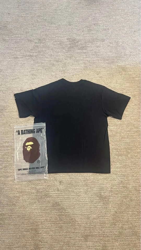 Bape Pink Camo Black T-Shirt - photo 2