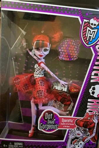 2011 Monster High, Operetta, Dot Dead Gorgeous, New In The Box!