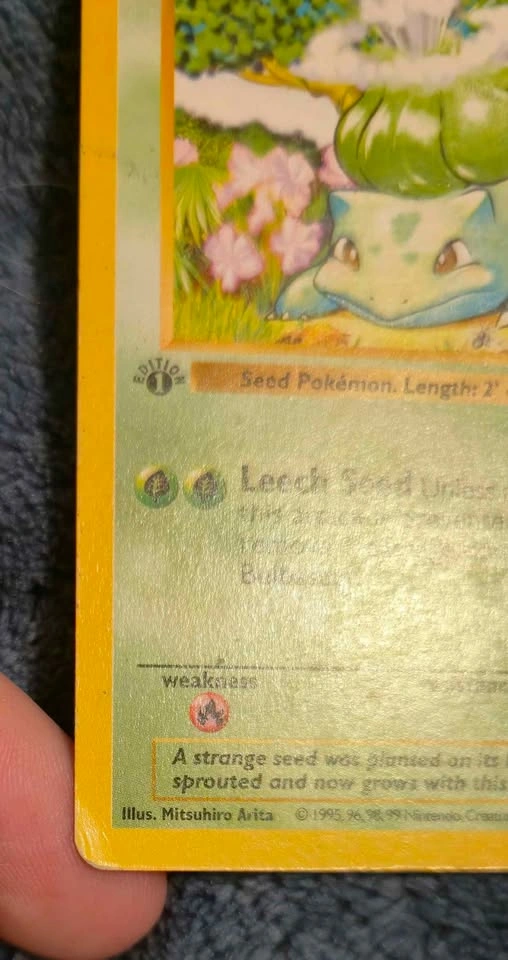 HP First Edition Bulbasaur - photo 5