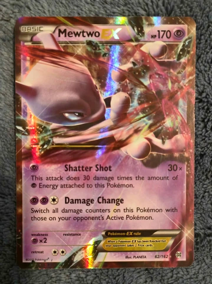 NM Mewtwo EX 62/162