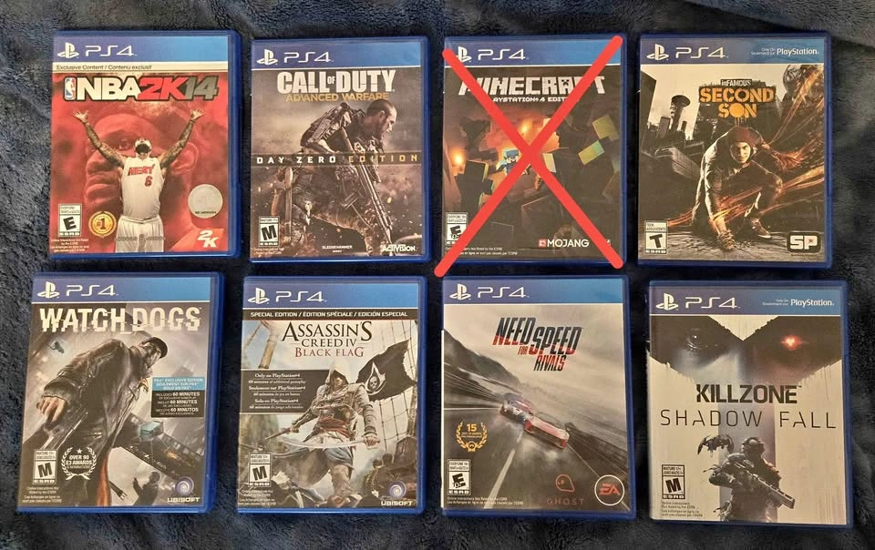 PS4 Games Lot